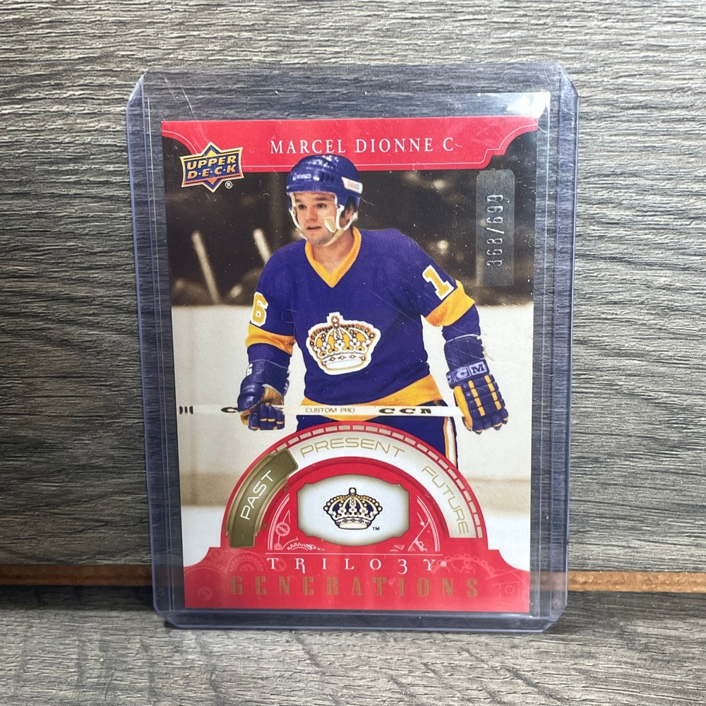 Upper Deck Los Angeles Kings Trading Card TG-17A Red Marcel Dionne Trilogy /699